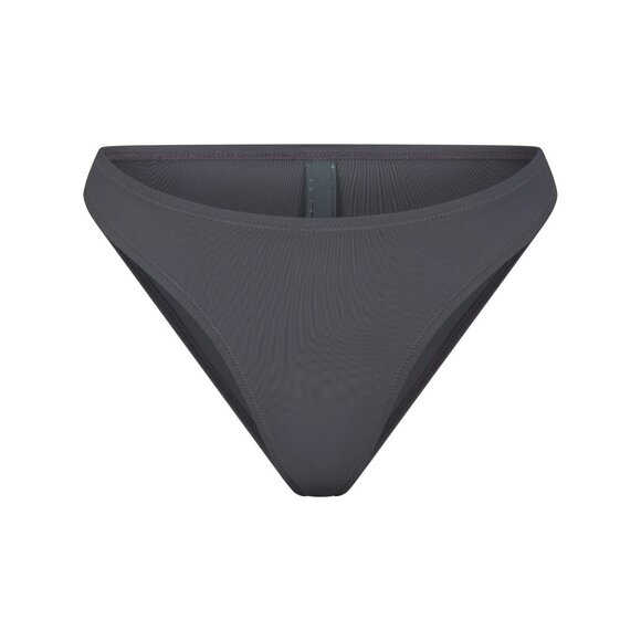 SKIMS Gunmetal Gray Midwaist Swim Bottoms Size XL NEW NWT - Picture 1 of 2